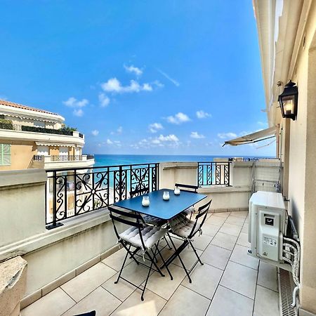 'Le Victoria Beach' Vue Mer Plein Centre, Spacieux مينتون المظهر الخارجي الصورة