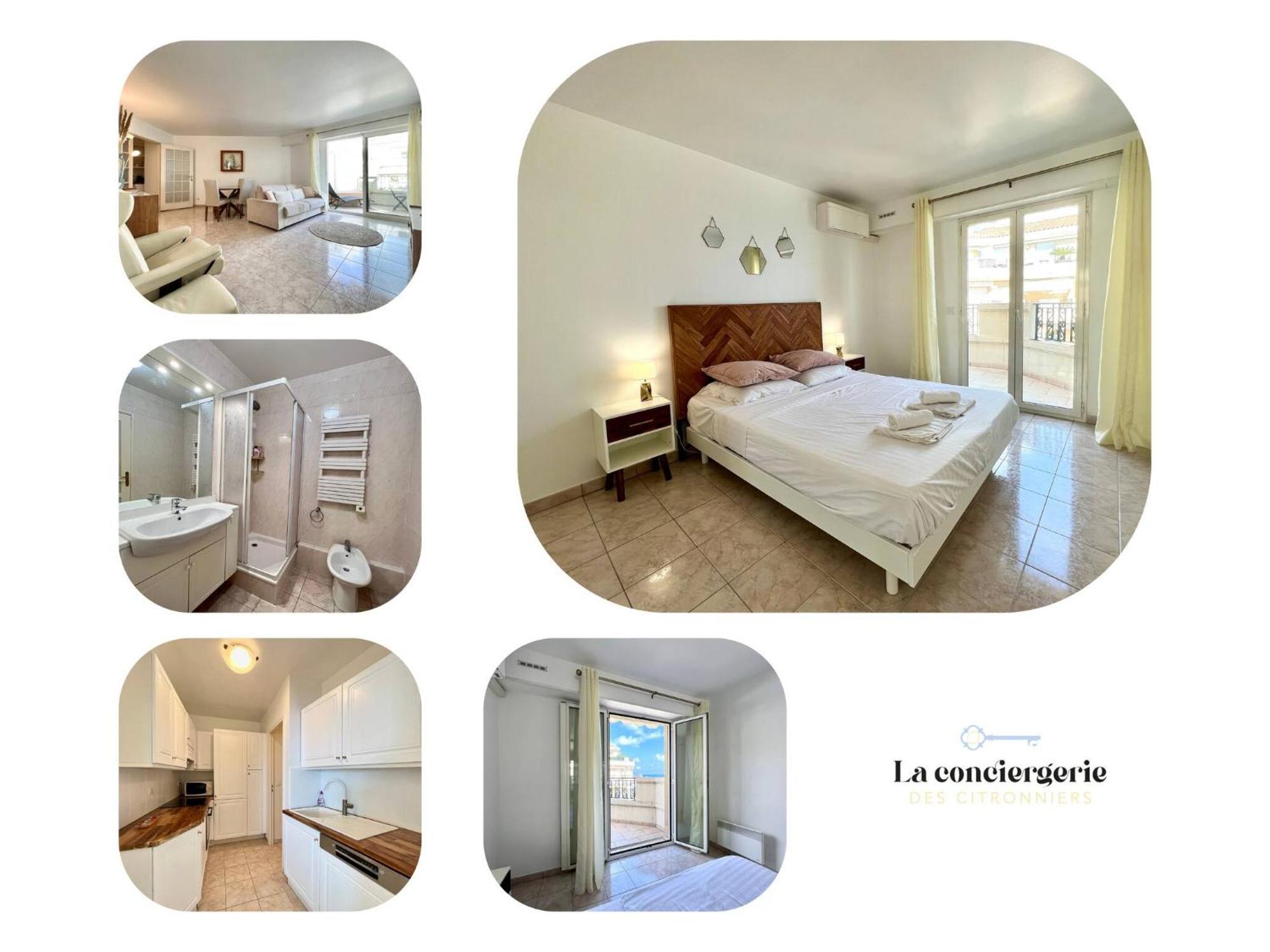 'Le Victoria Beach' Vue Mer Plein Centre, Spacieux مينتون المظهر الخارجي الصورة